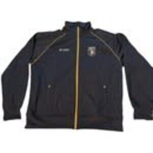 AMERICAN EAGLE Sportswear Y2K Zip Up Varsity Track Retro NAVY Jacket Men's Sz XL